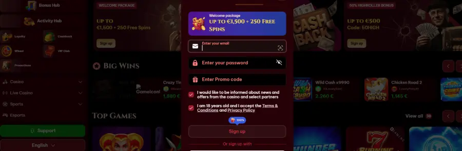 Spinogambino app download